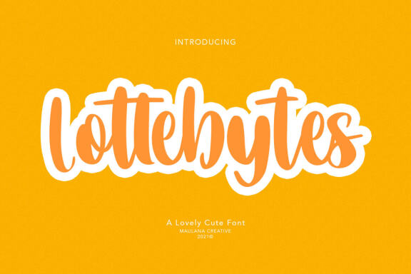 Lottebytes Lovely Cute - Free Font