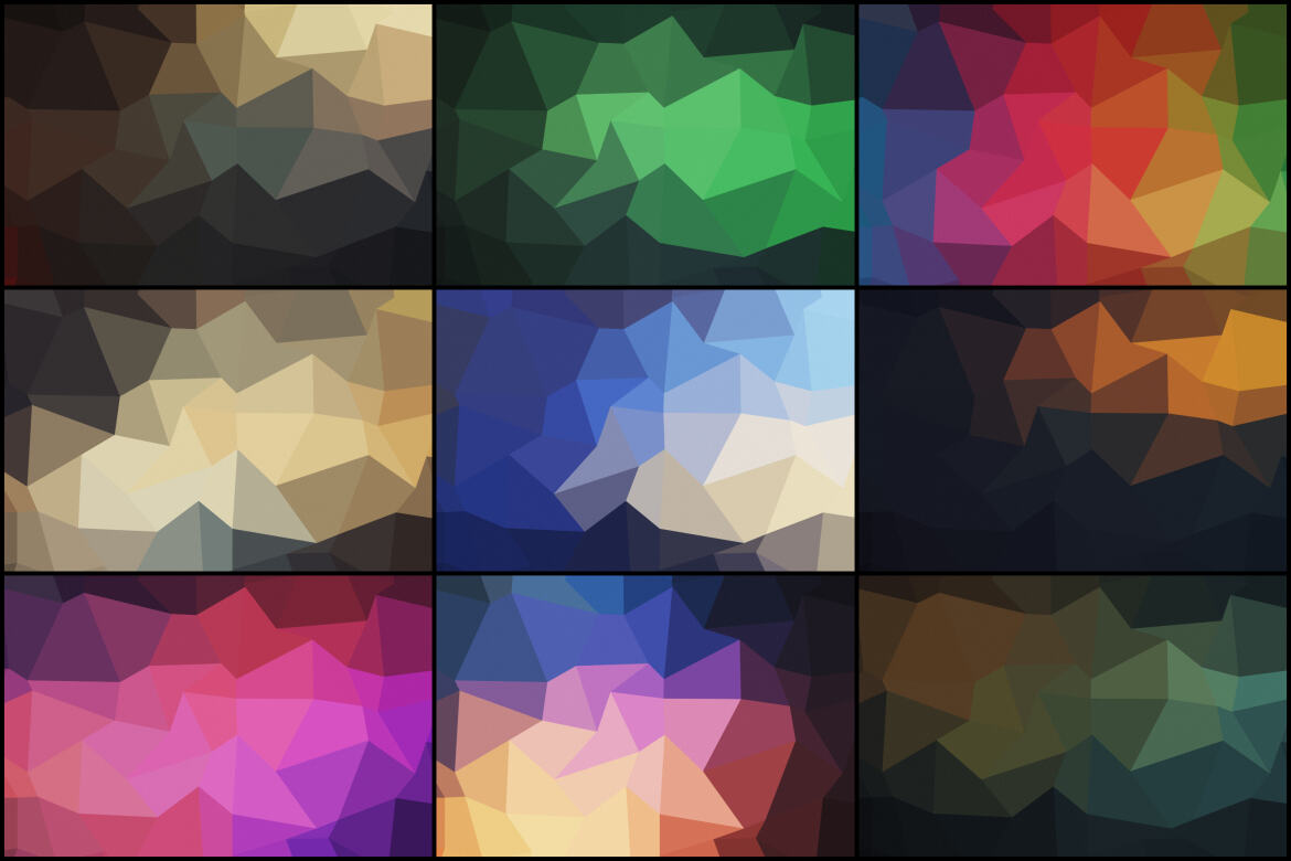 30 Free Abstract Polygon Backgrounds - Vol. 2 - view 4