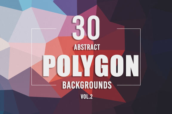 30 Free Abstract Polygon Backgrounds - Vol. 2