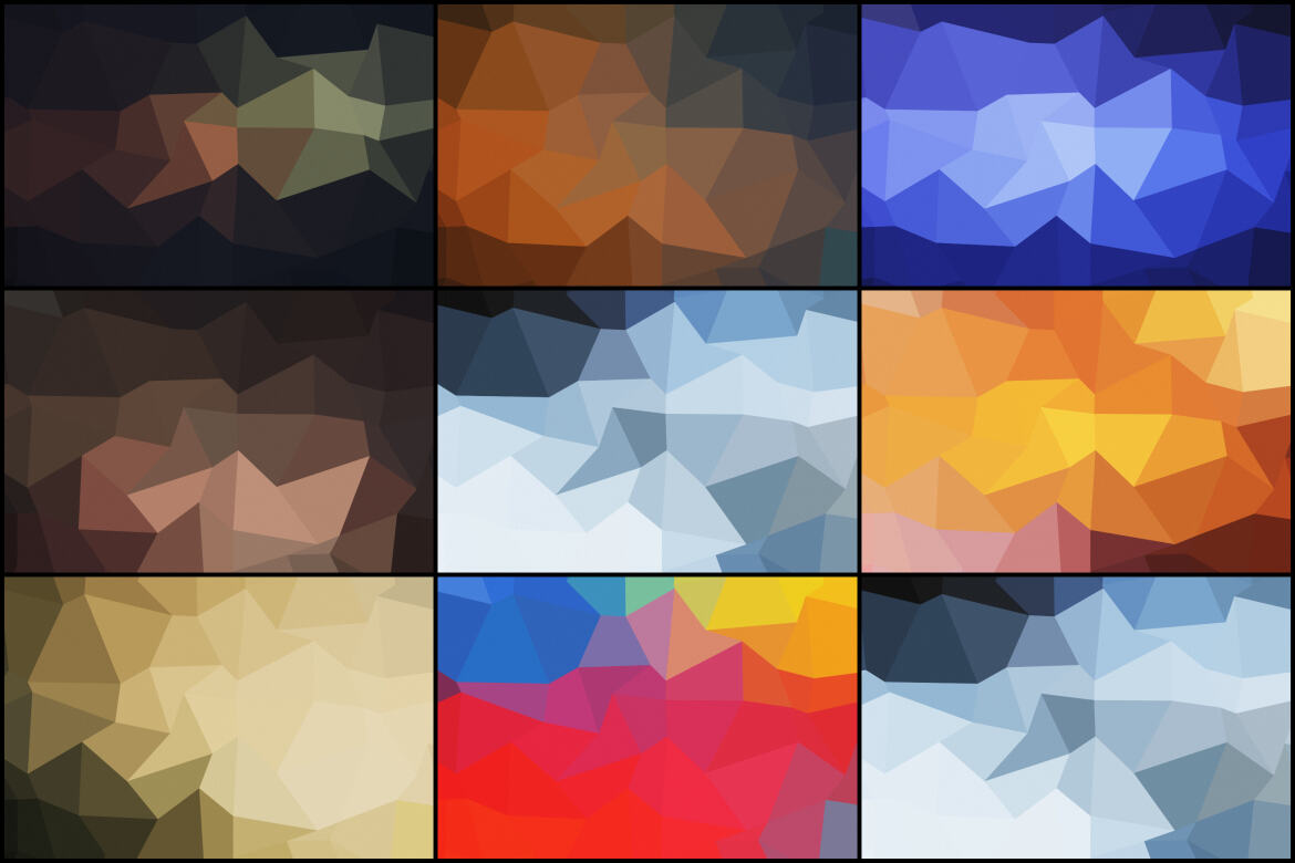 30 Free Abstract Polygon Backgrounds - Vol. 2 alt