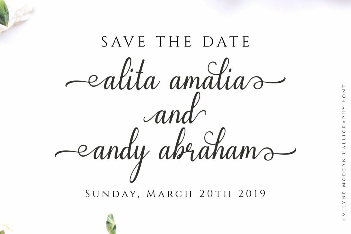 Emilyne Script - view 9