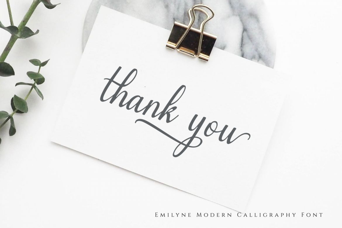 Emilyne Script - view 15