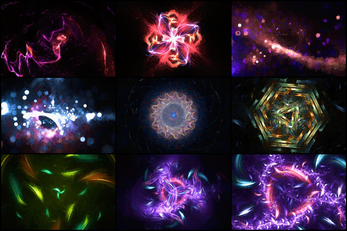 30 Free Edward Hopper Style Space Backgrounds - Vol.2 - view 4