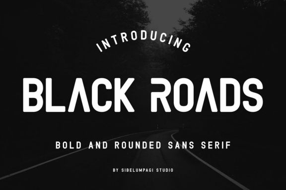 Black Roads Font Family