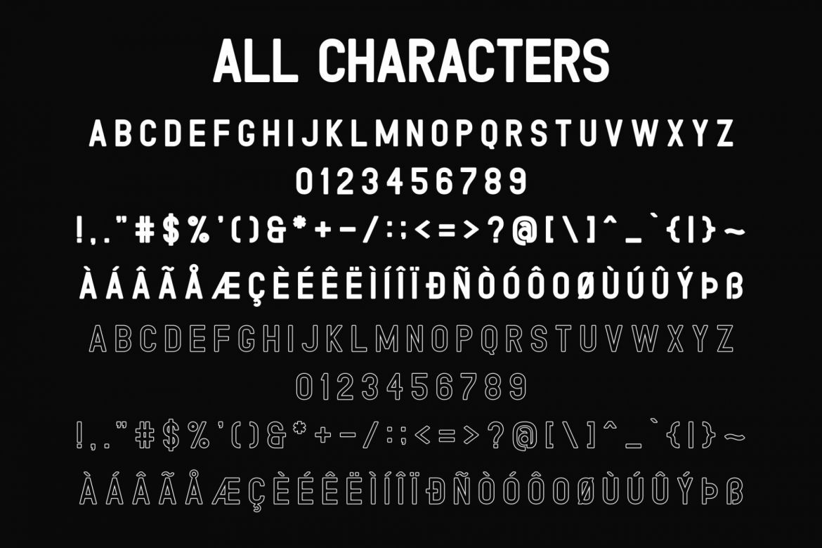 Black Roads Font Family - view 14