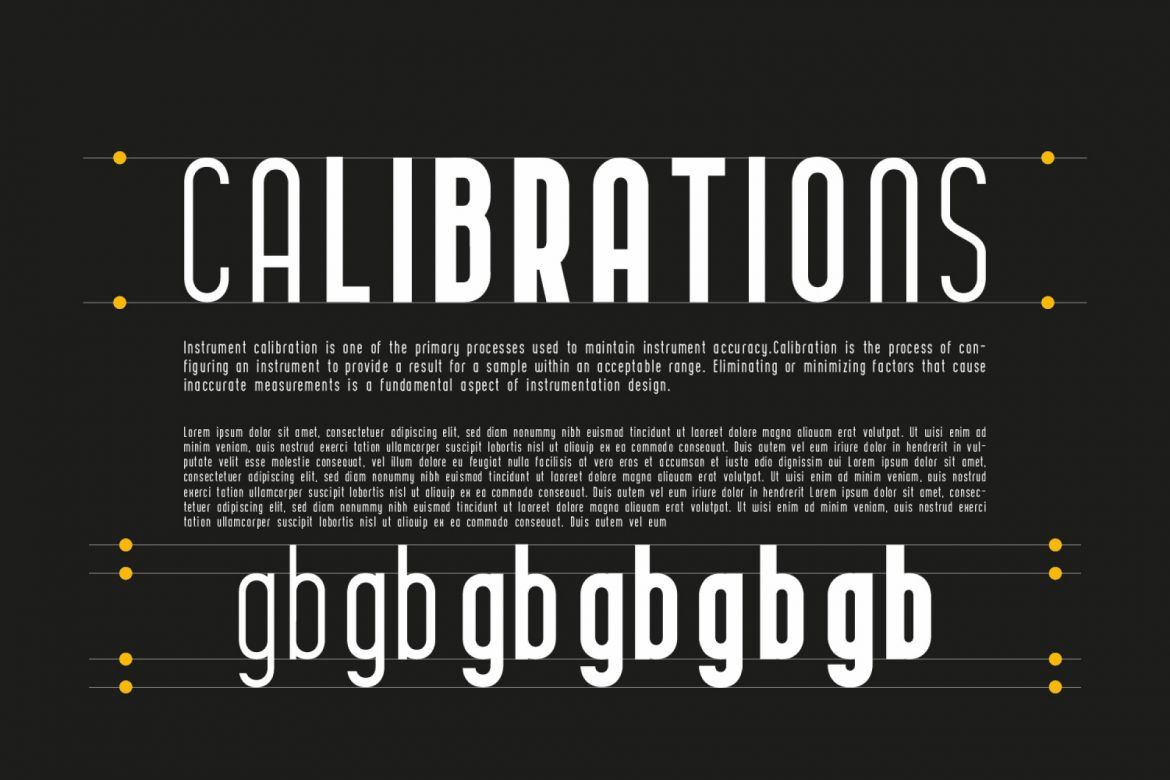 Curve Calibration Font Family - view 3