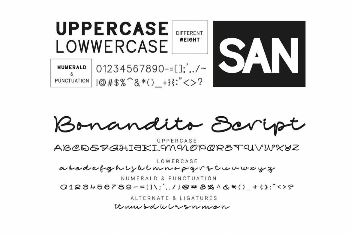 Bonandito Font Duo - view 15