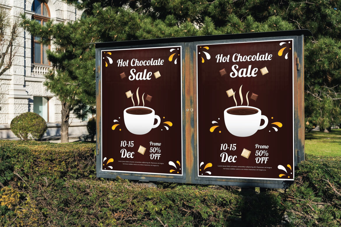 Hot Chocolate Promo Day - Free Flyer Template - view 3