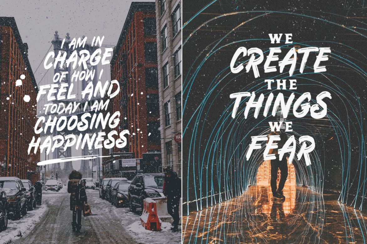 Tunnels Brush Font (Extras) - view 6