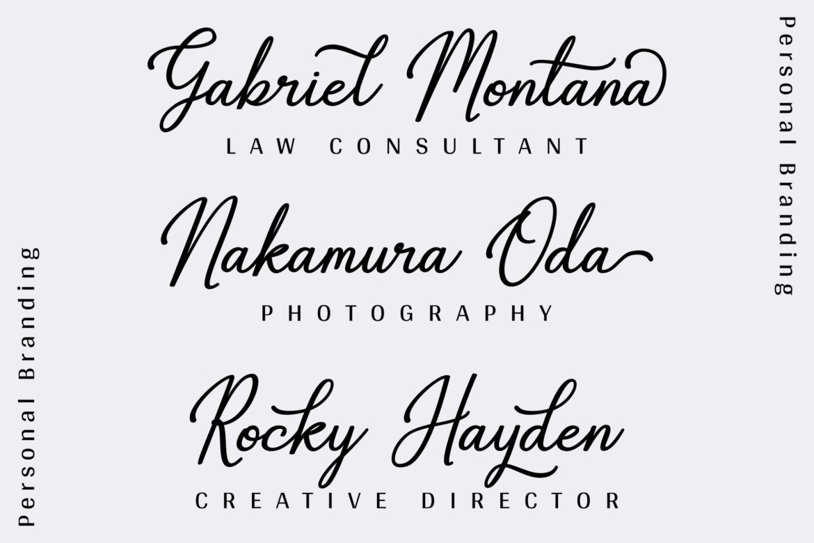 Gabryna Script - view 6