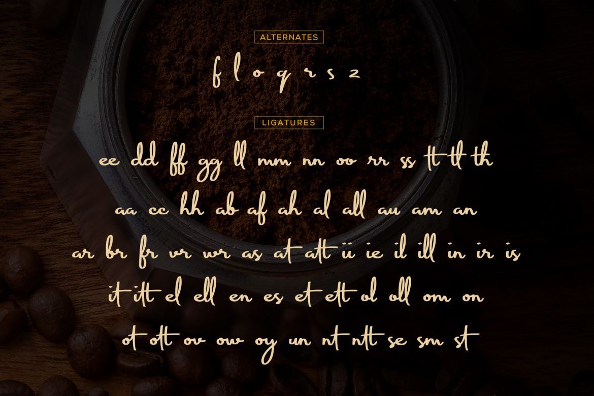 Koofinee - Natural Script Font - view 5