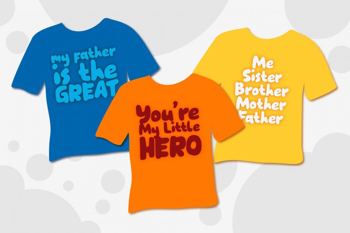 Hey Kidstoon - a fun handmade font - view 7