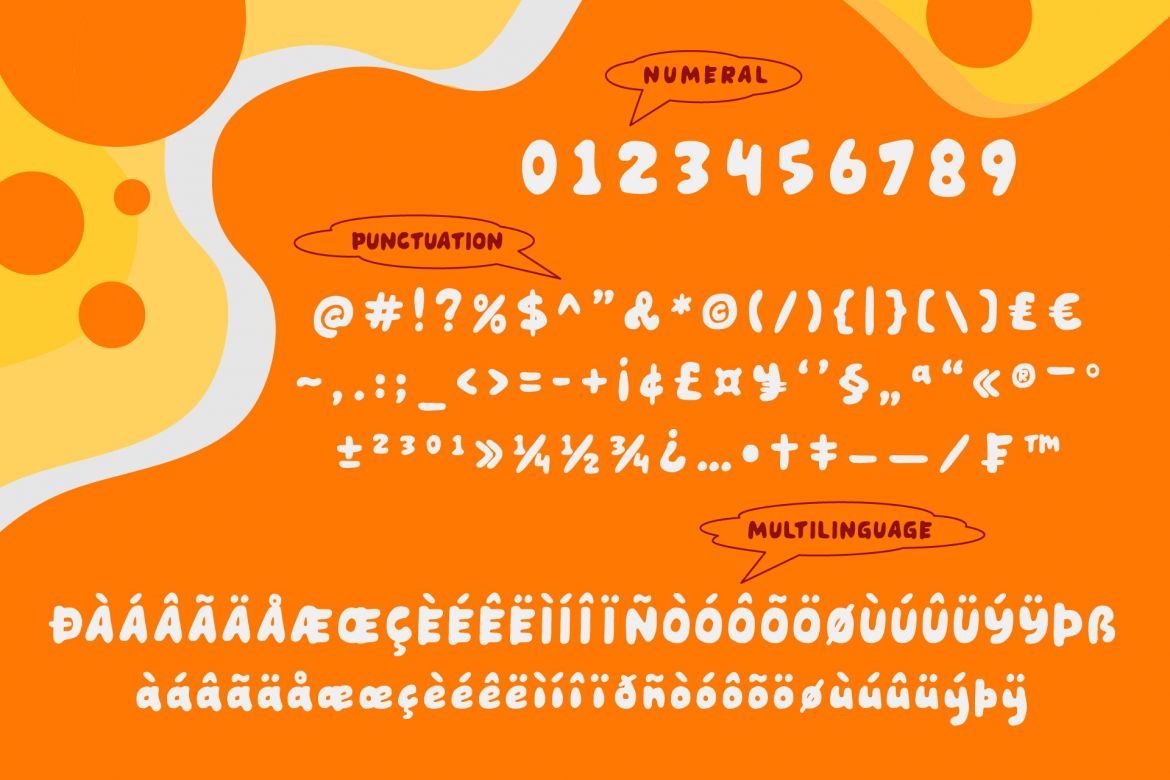 Hey Kidstoon - a fun handmade font - view 10