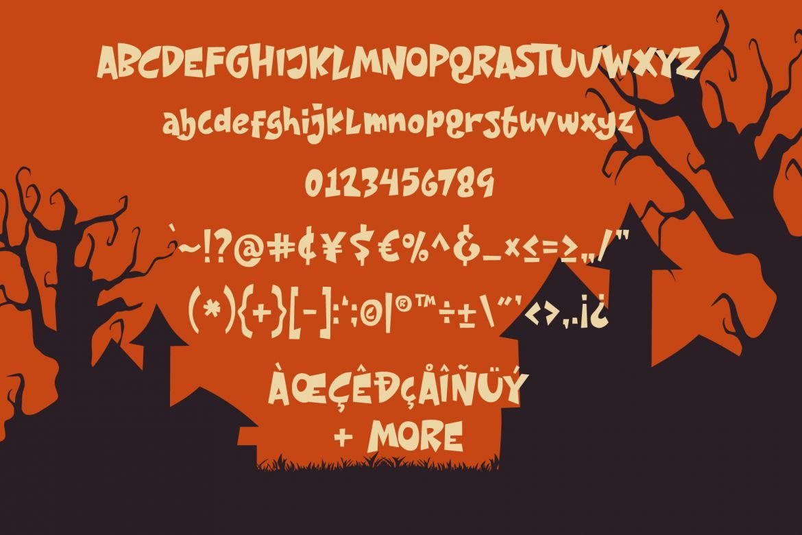 Night House - A Fun Display Font - view 7