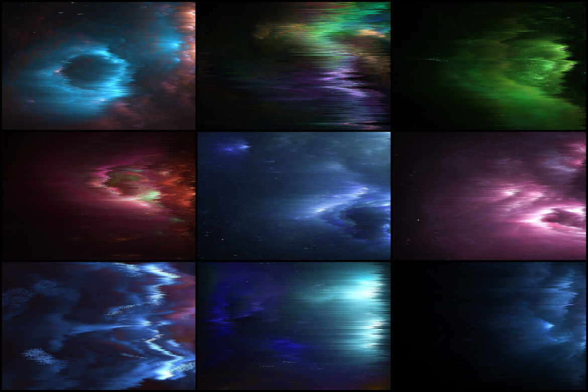 50 Pixel Sorting Free Backgrounds - Vol. 1 - view 3