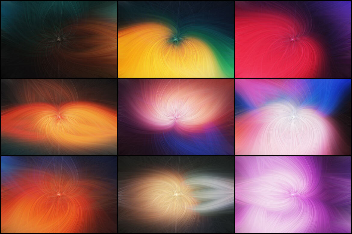 50 Twisted Light Fibers Free Backgrounds - Vol. 2 - view 3