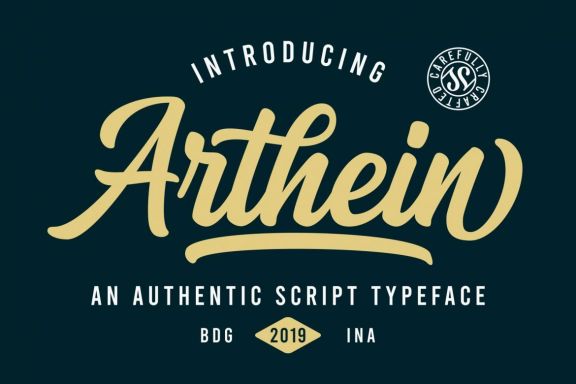 Arthein Retro Script