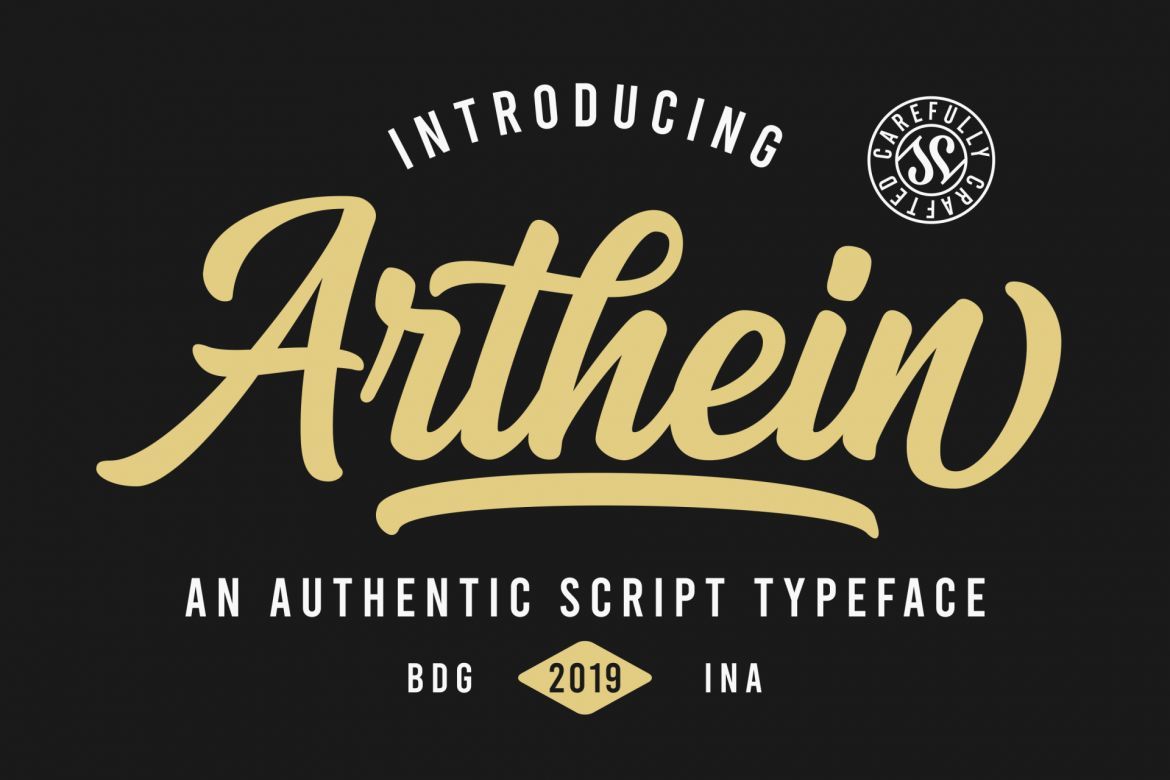 Arthein Retro Script - view 15