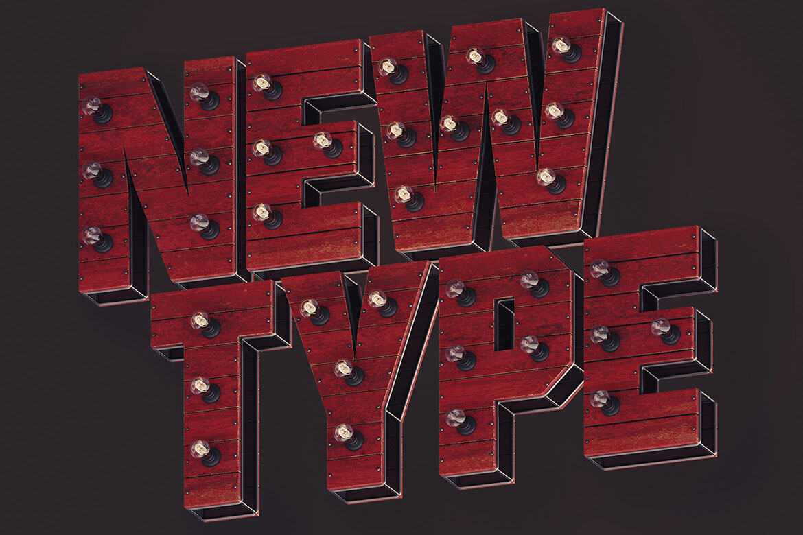 Steampunk Lights - Free 3D Lettering - view 5