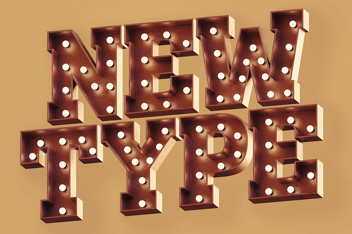 Marquee Lights - Free 3D Lettering - view 5