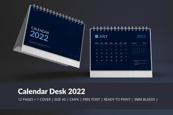 Free Galaxy Calendar 2022 Theme