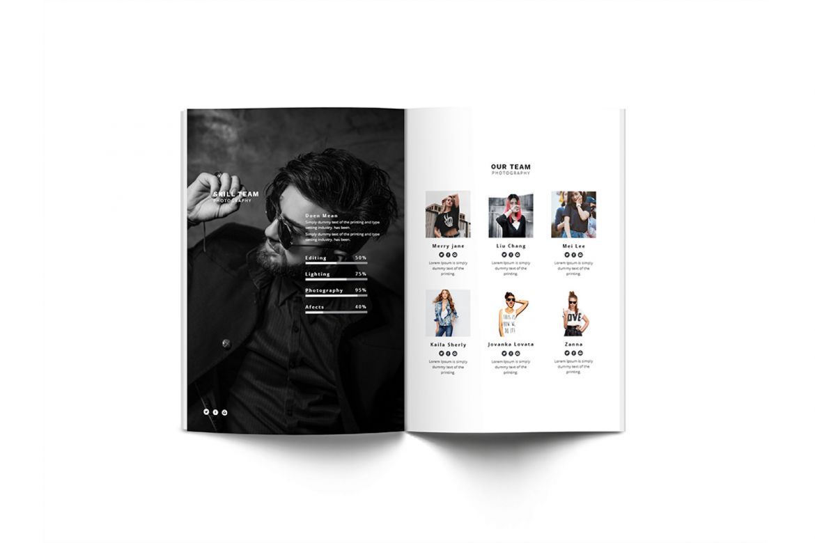 Mozarelic Photography A4 Brochure - view 6