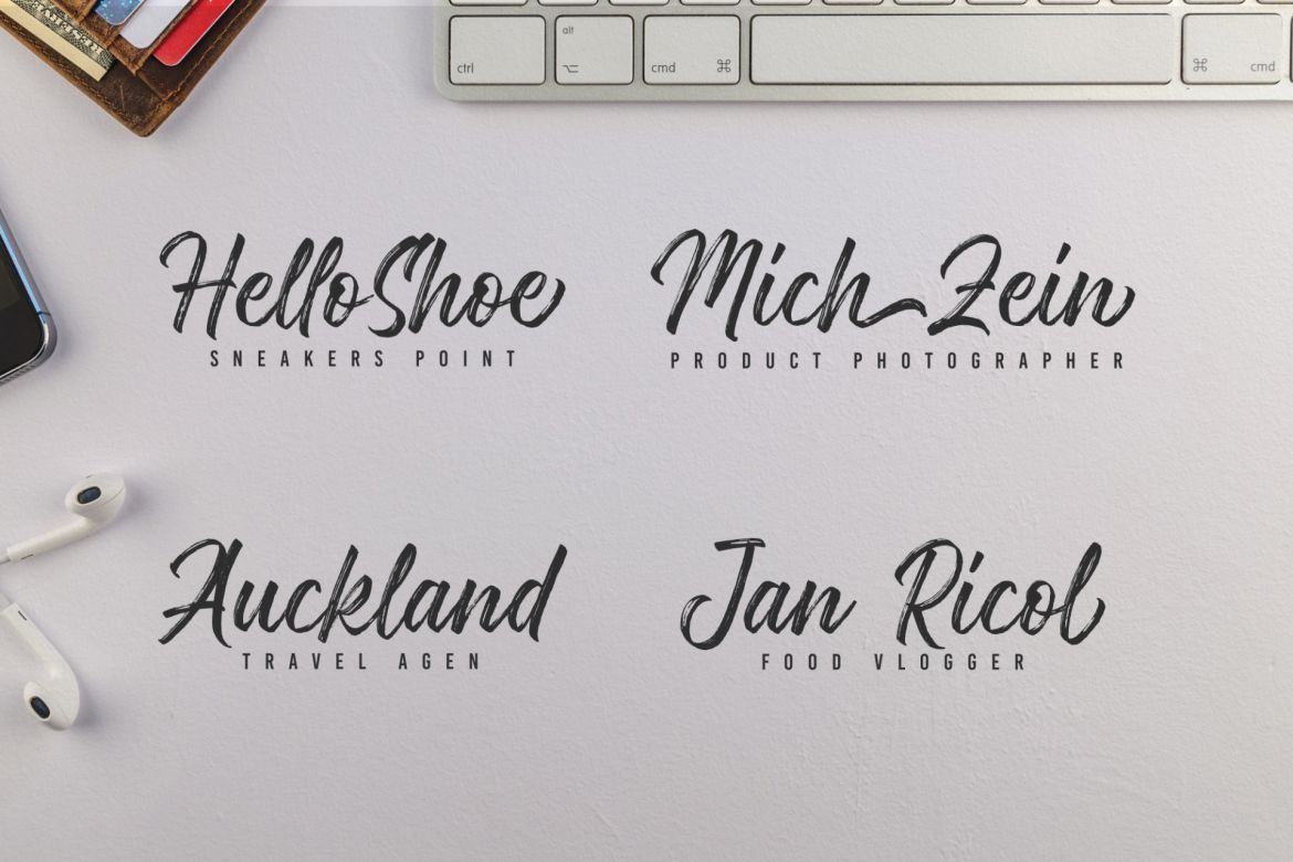 Gosthel Brush Script - view 4