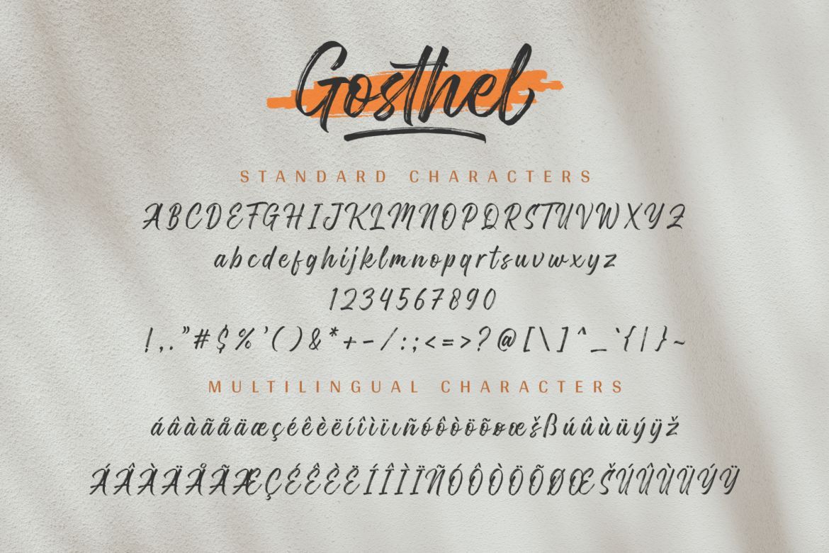 Gosthel Brush Script - view 13