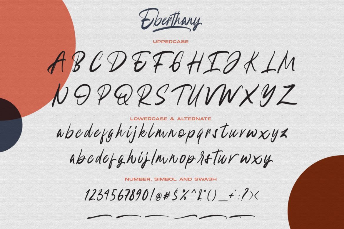 Eberthany Brush Script - view 10