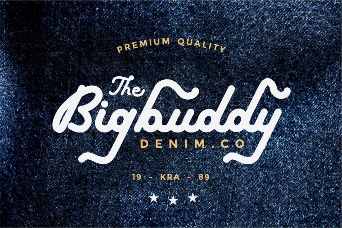 Boldline Monoline Script - view 3