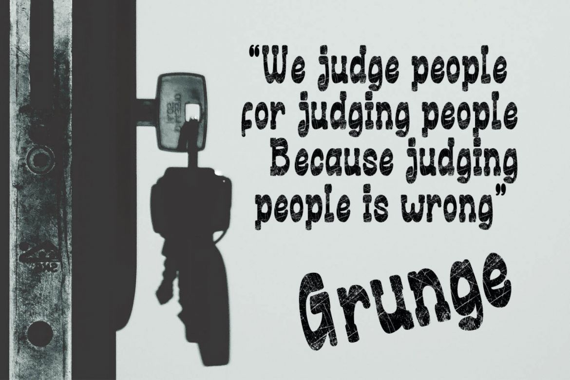 Bold Grunge Font - view 4