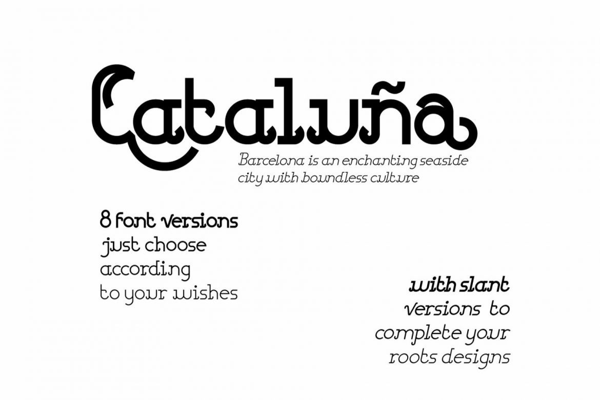 Barcelona Display Font Family - view 3
