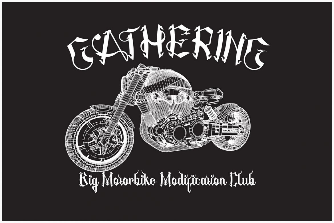 Amstha Gothic Font - view 7