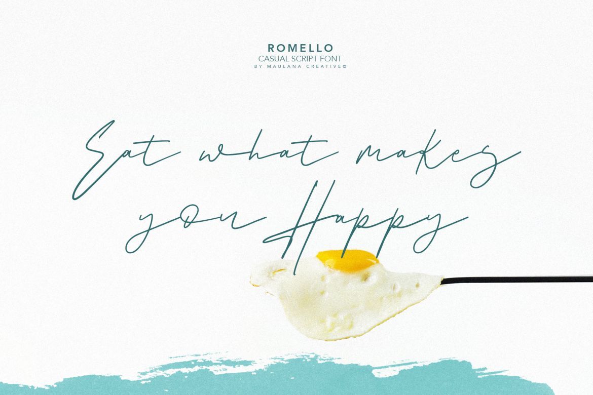 Romello Brush Signature Font - view 6