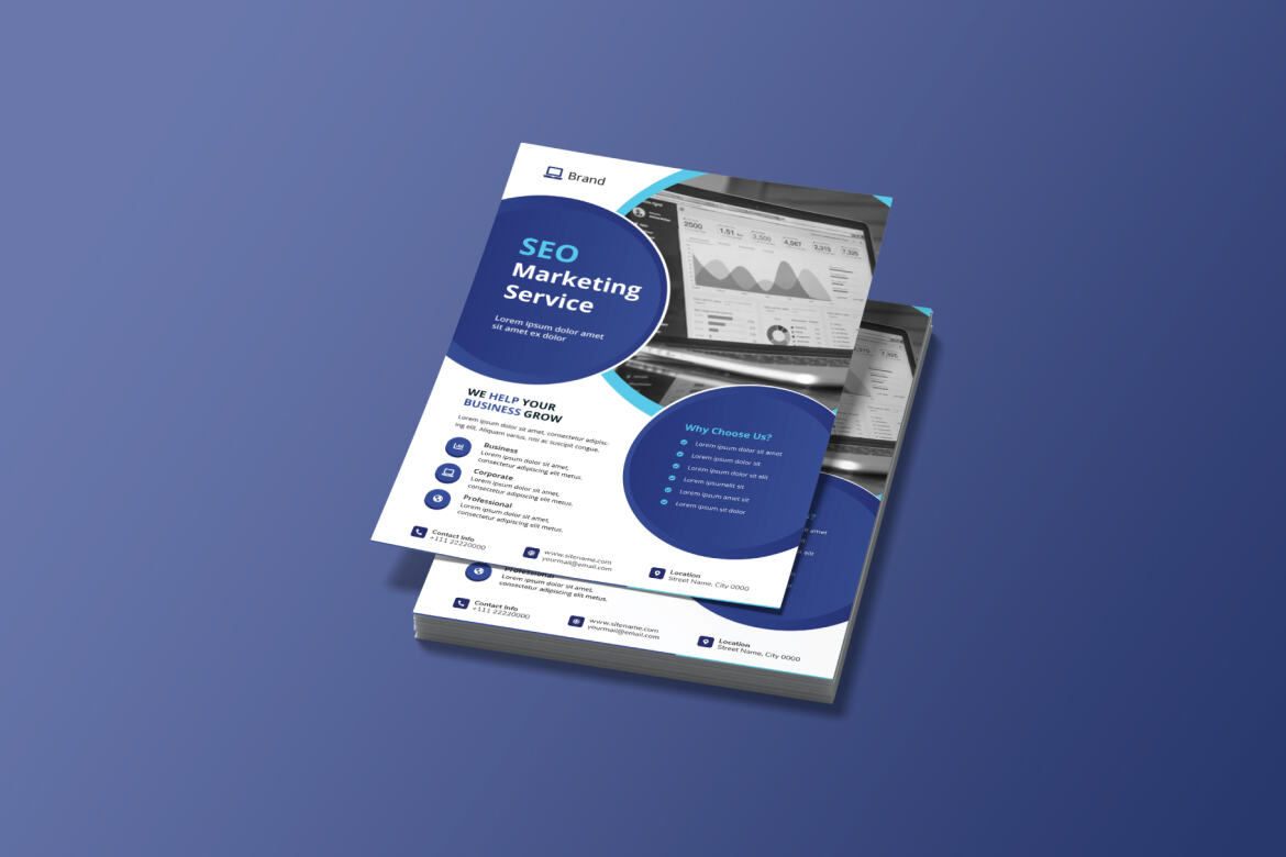 SEO Digital Marketing - Free Flyer Template alternate