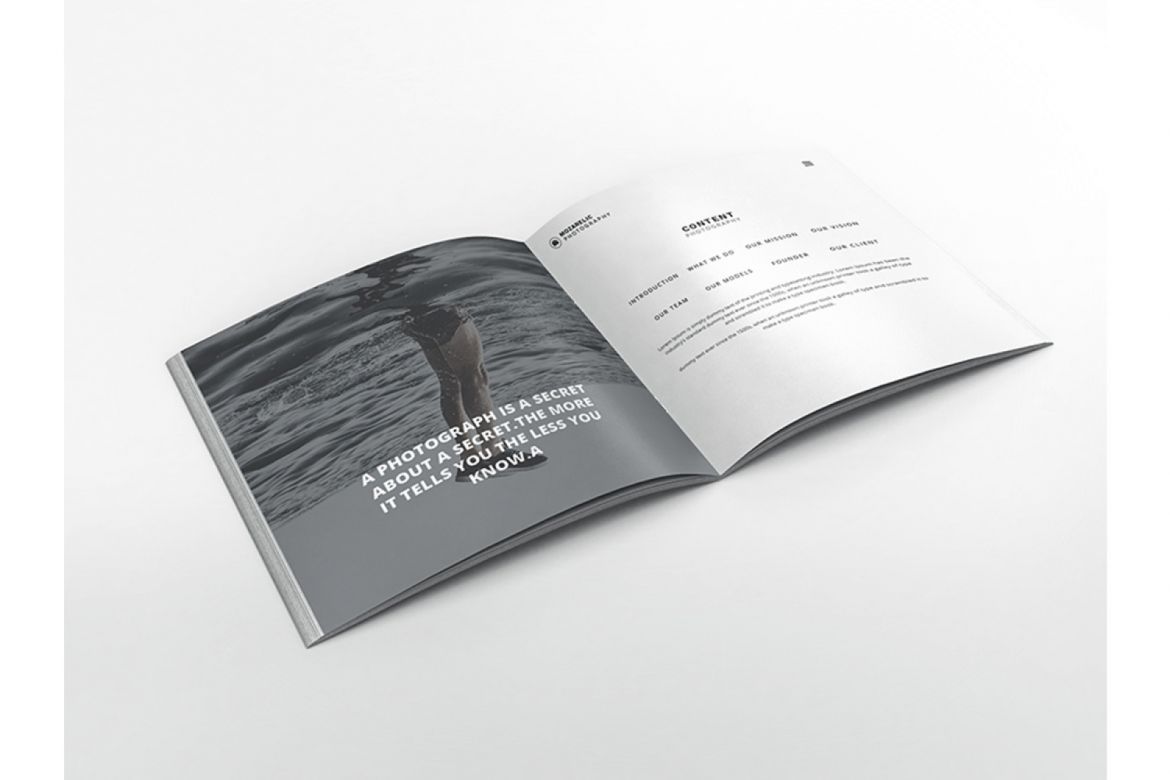 Mozarelic Photography Square Brochure alternate