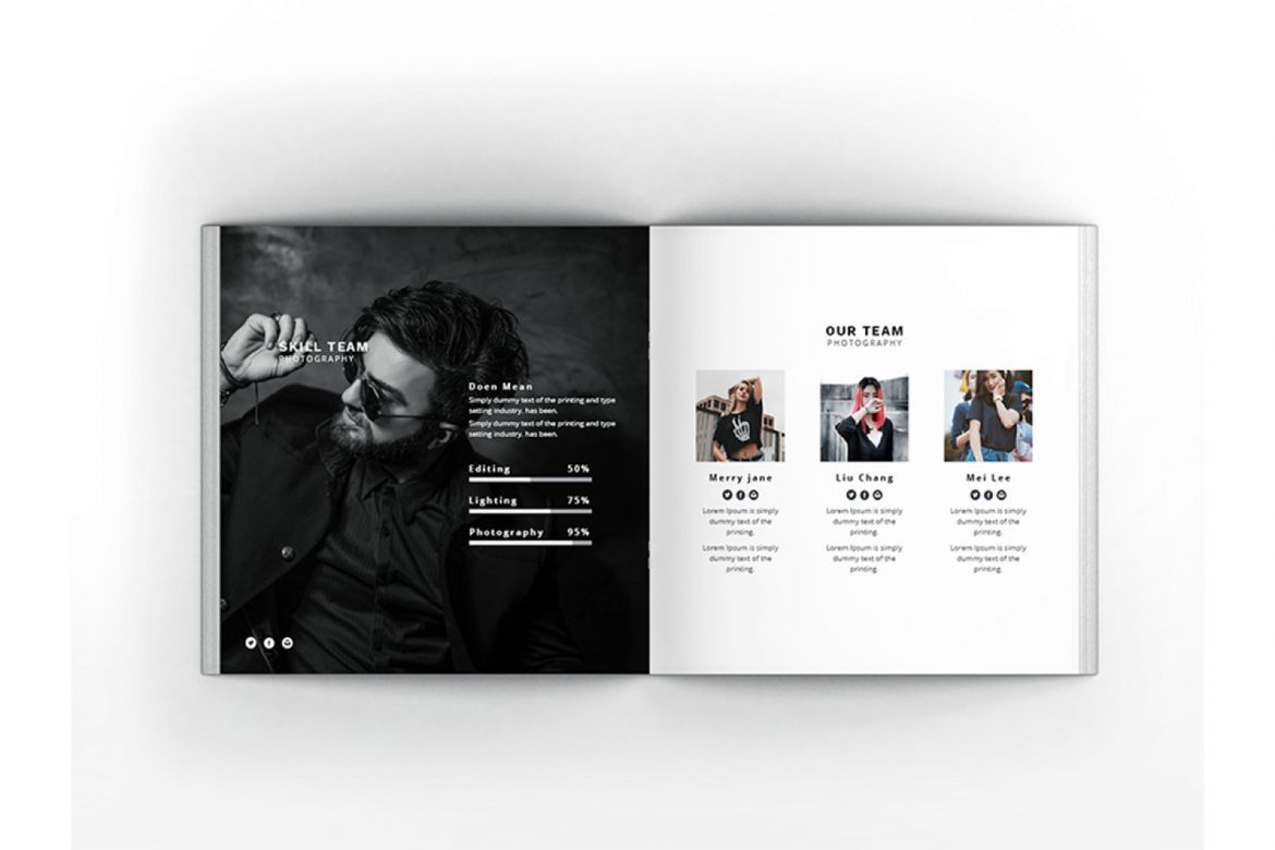 Mozarelic Photography Square Brochure alt