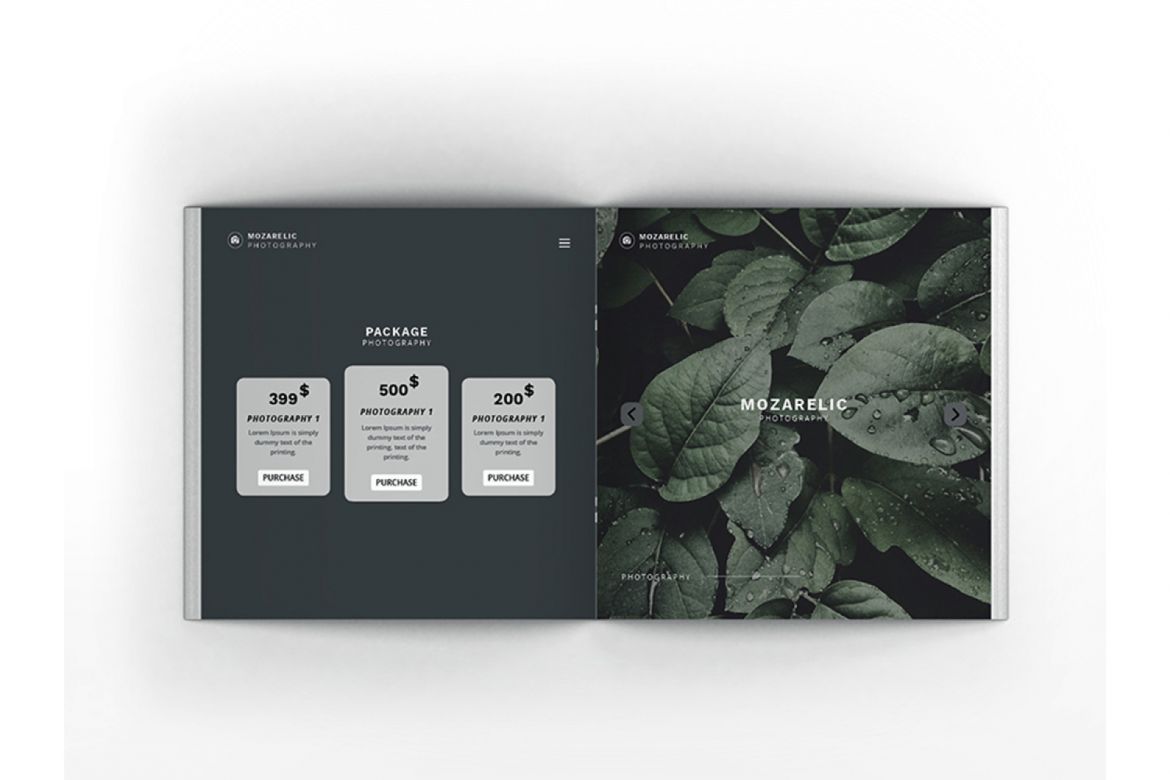 Mozarelic Photography Square Brochure - view 5