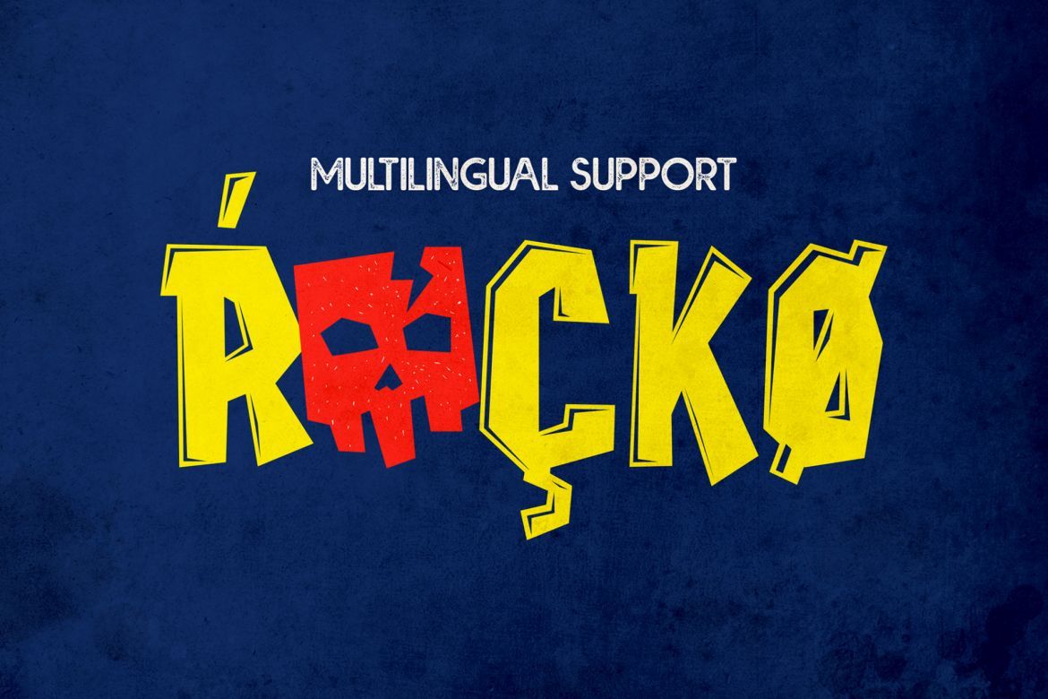 Rockidz - Layered Display Font - view 7