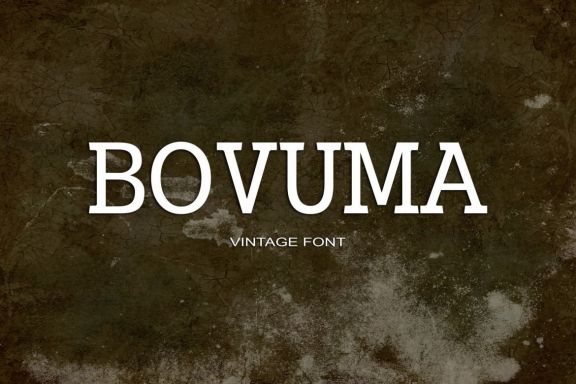 Bovuma Serif Font