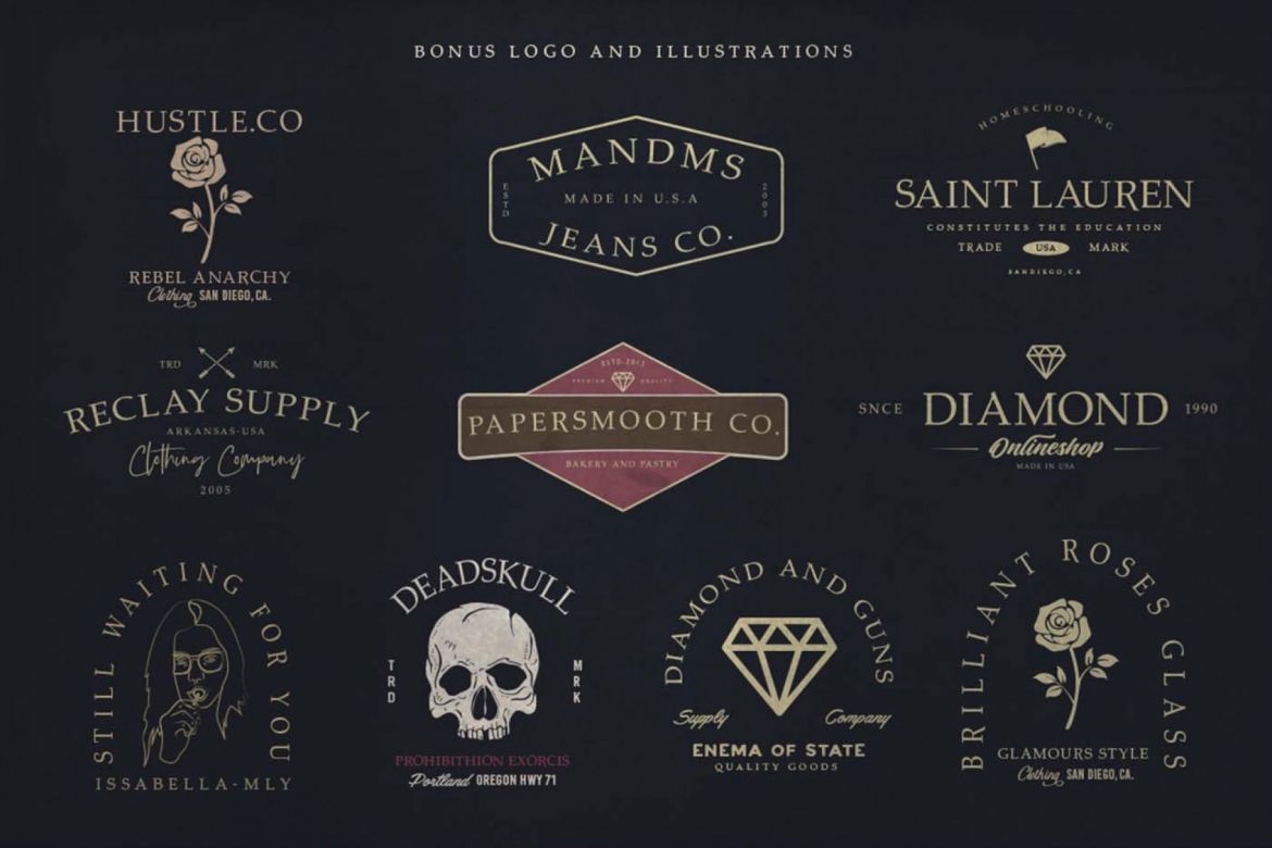 Saint Quard Serif Extra Logo alternate