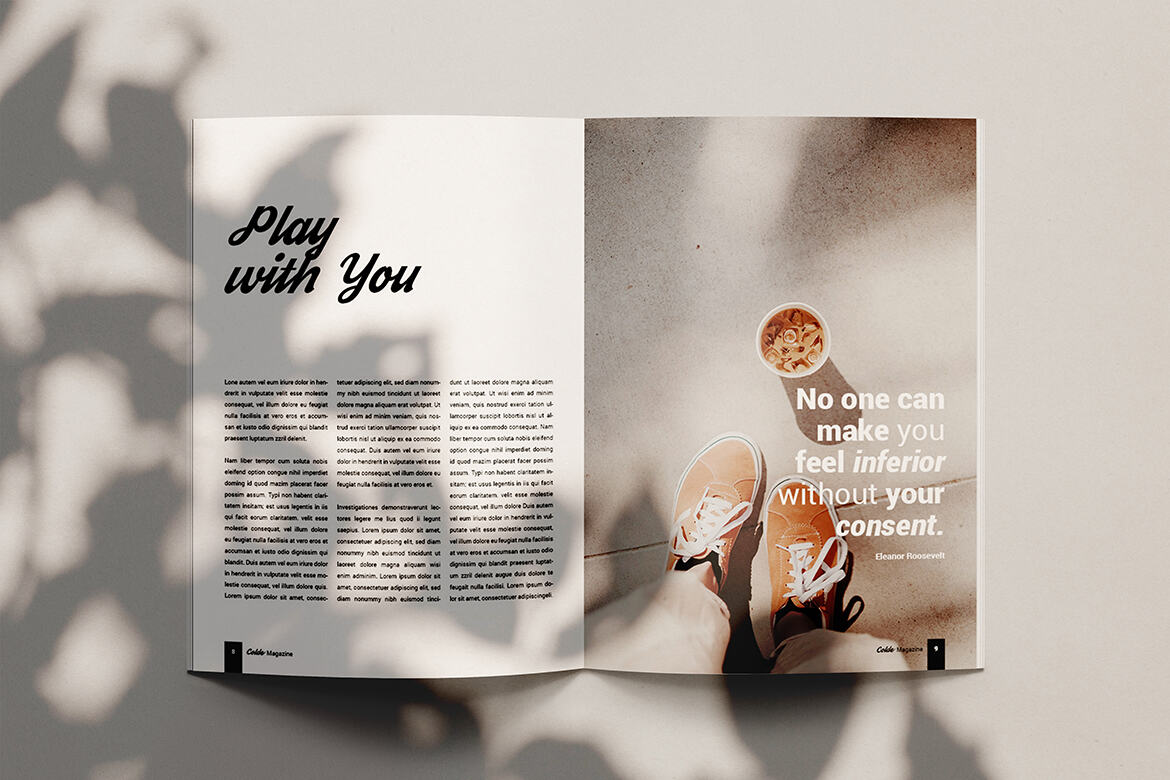 Colde - FREE Streetwear Fashion Magazine Template - view 5
