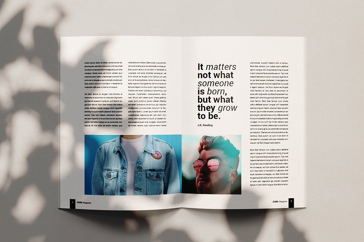 Colde - FREE Streetwear Fashion Magazine Template - view 4