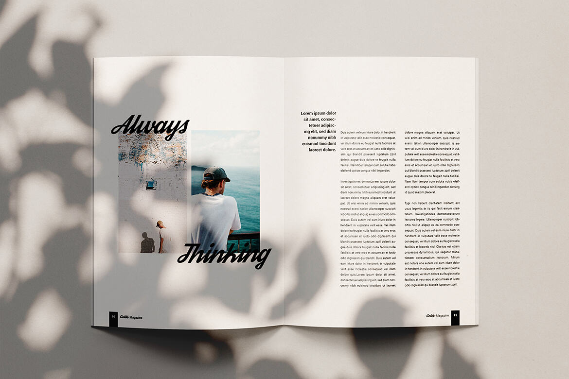 Colde - FREE Streetwear Fashion Magazine Template - view 6
