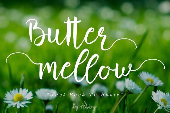 Butter Mellow - Free Font