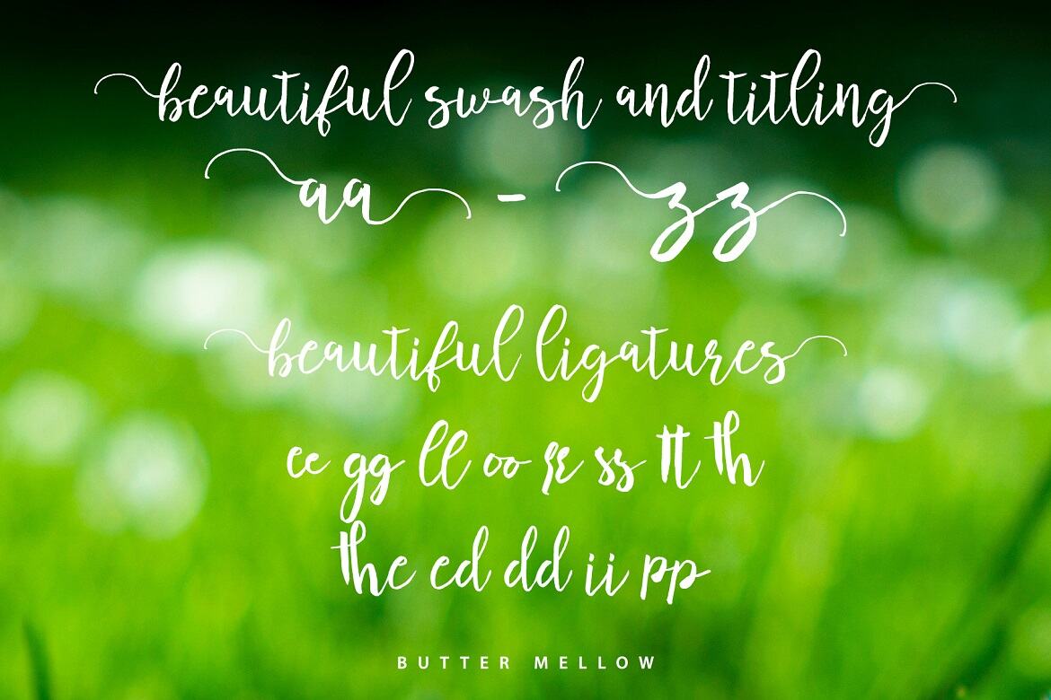 Butter Mellow - Free Font - view 7