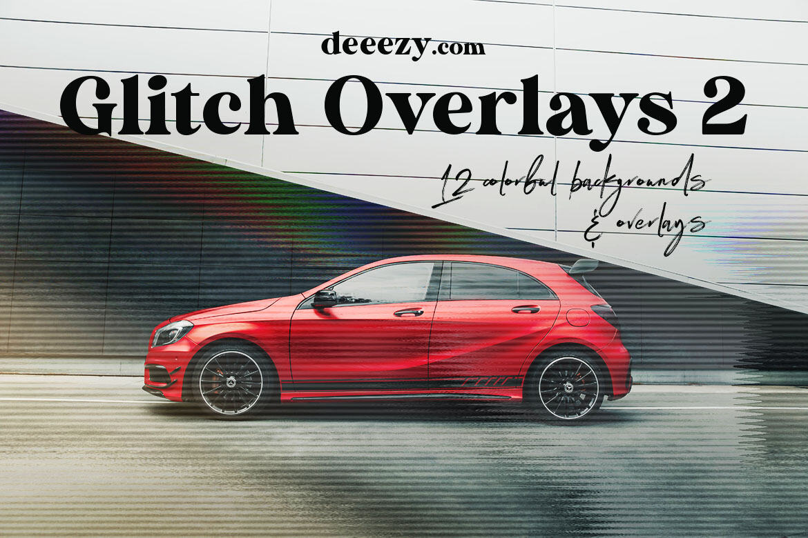 Free Grunge Glitch BG & Overlays 2 alternate