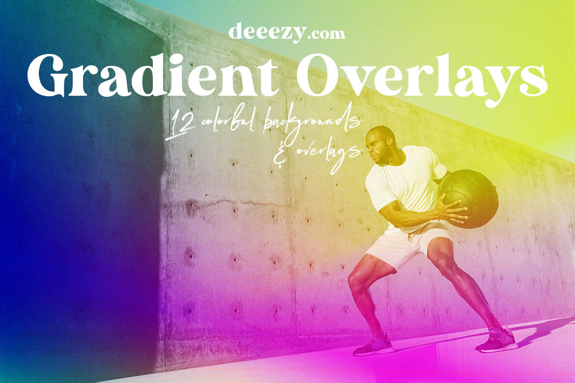 Free Color Gradient BG & Overlays 2 - view 5