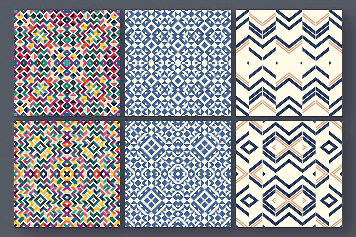 12 Free Modern Geometric Patterns 5 - view 4