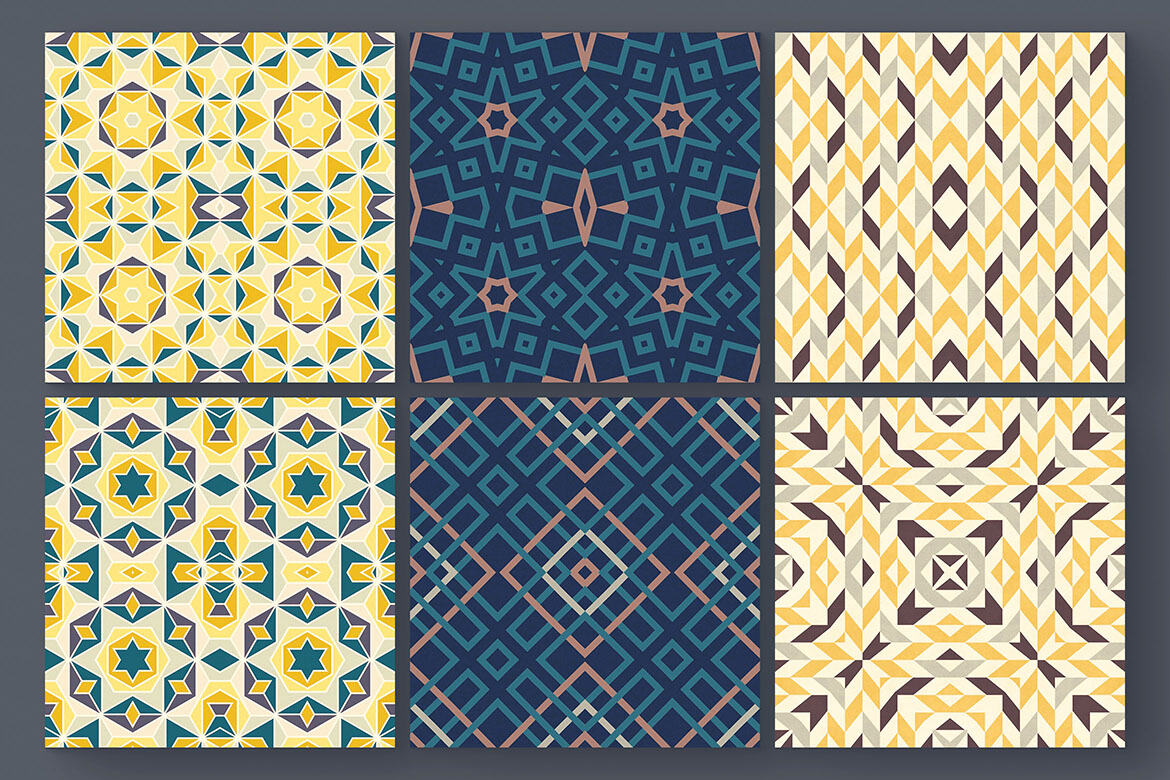 12 Free Modern Geometric Patterns 5 - view 3